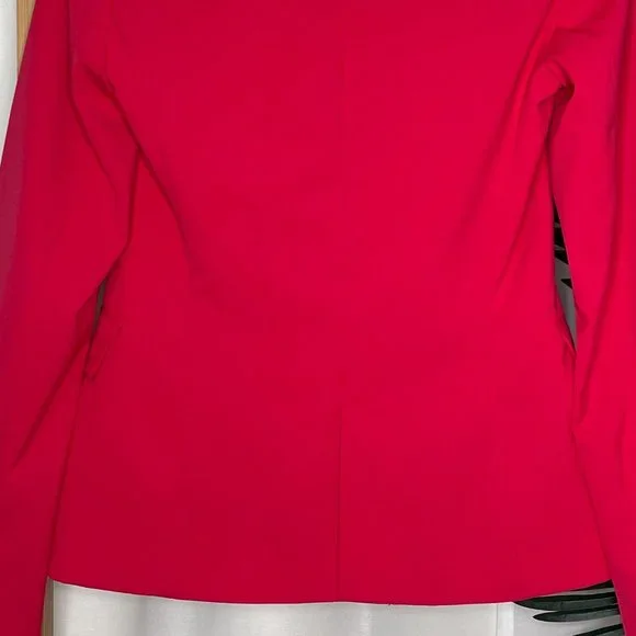 SOLD Zara Pink Relaxed Straight Blazer Jacket Size 4-6 - Picture 8 of 10
